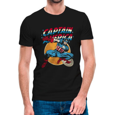 Camiseta Capitán América Cómic