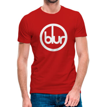 Camiseta de manga corta Blur (Roja manga corta)