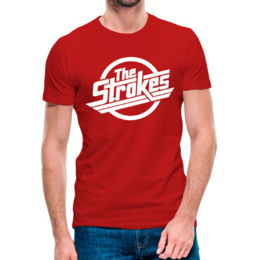 Camiseta de manga corta The Strokes (Roja manga corta)