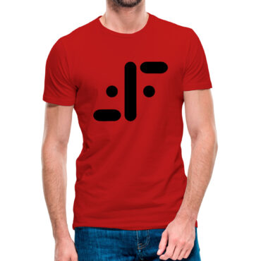 Camiseta de manga corta V (Roja manga corta)